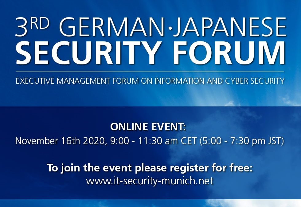 3rd German Japanese Security Forum