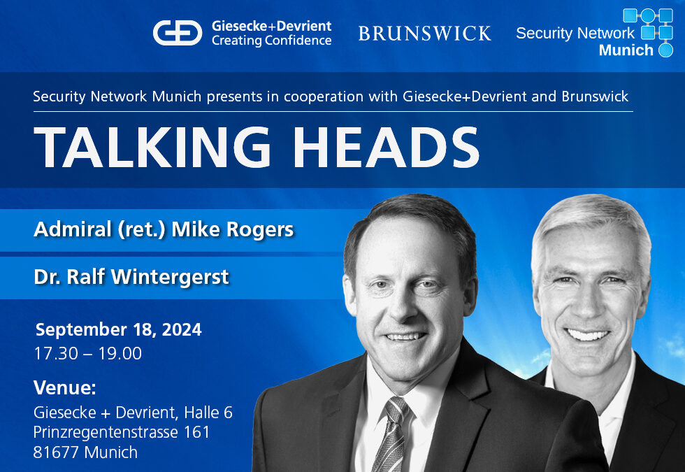 Talking Heads with Mike Rogers & Ralf Wintergerst