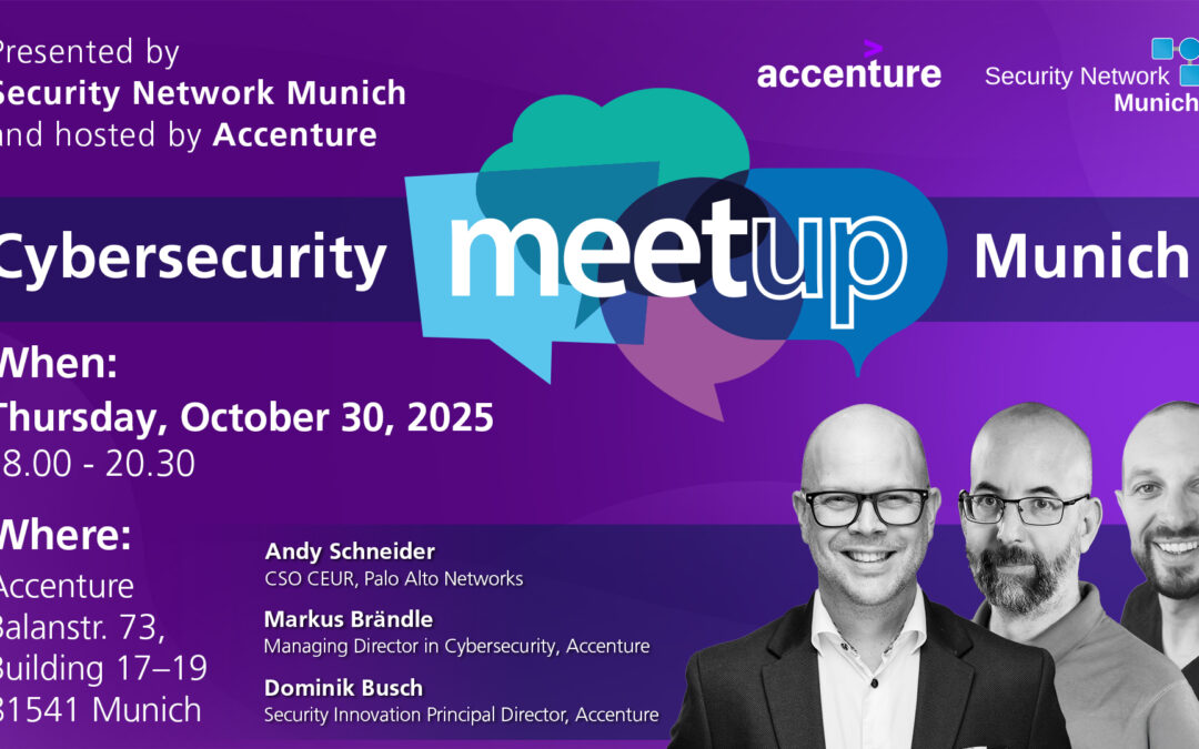 Cybersecurity Meetup Munich on October 30