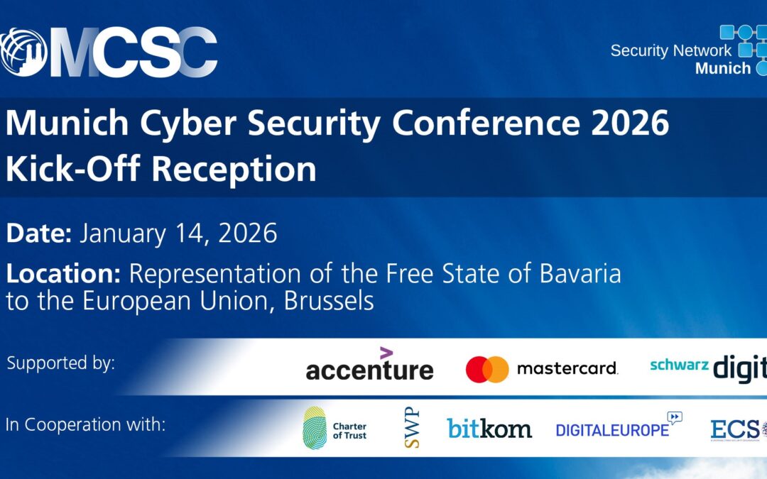 The Munich Cyber Security Conference (MCSC) 2026 Kick-Off Reception