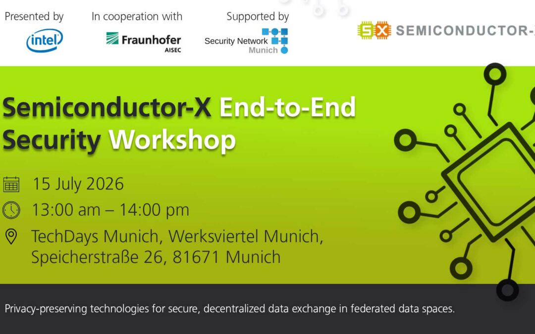 Invitation to the Kick-off Meeting: Project Group “E2E Security in Industrial Dataspaces”